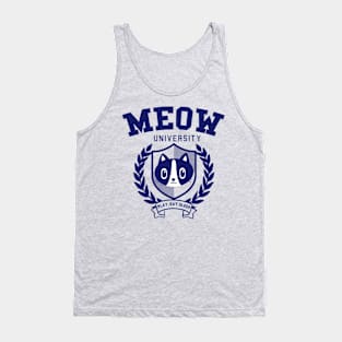 MEOW UNIVERSITY - Play, Eat, Sleep Tank Top